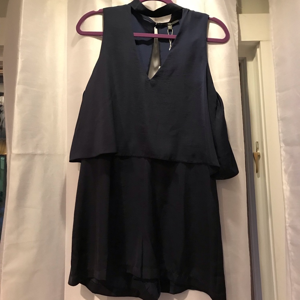 Navy romper